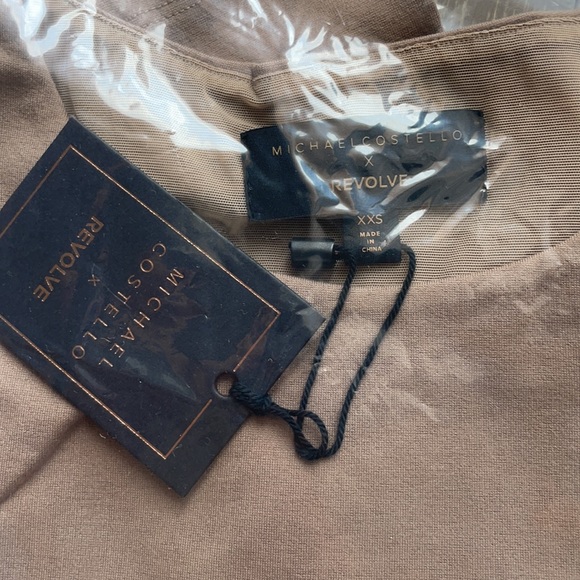 Michael Costello x REVOLVE Ellis Crop Top in Taupe - Picture 5 of 5